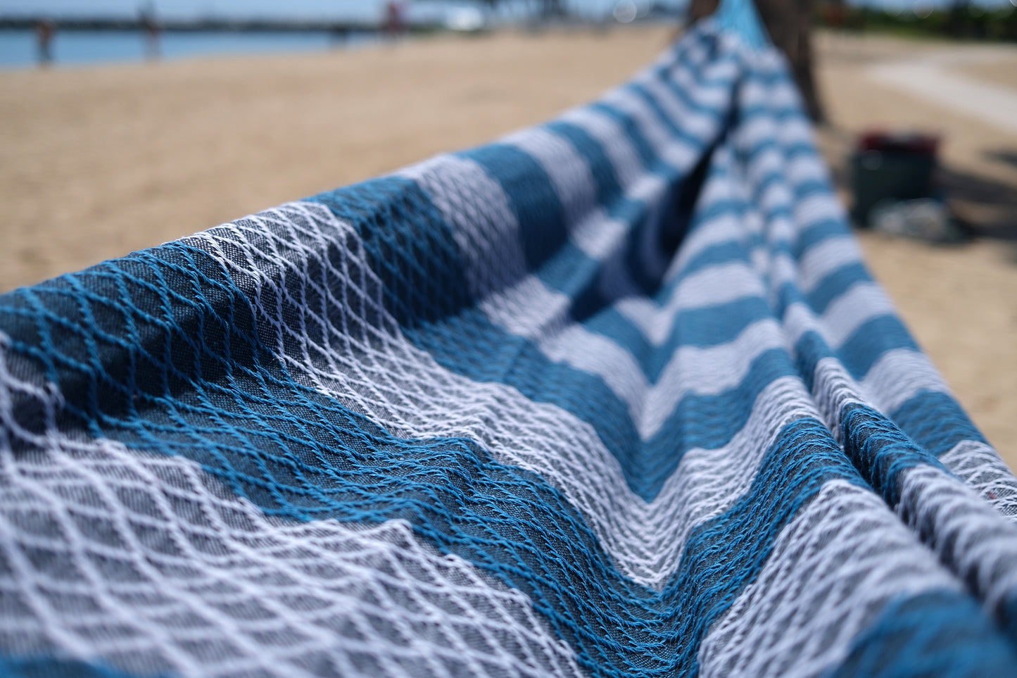 Brazilian Hammock (Blue / White #7)